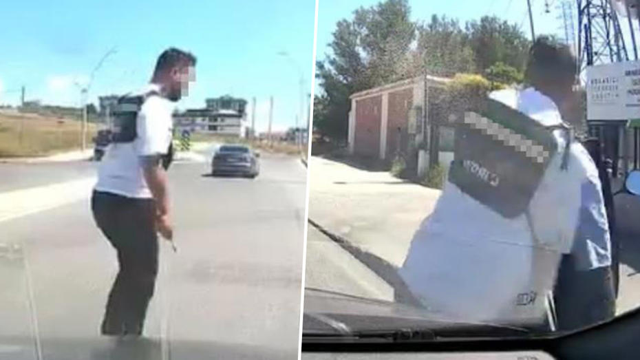 İstanbul trafiğinde tornavidalı saldırı