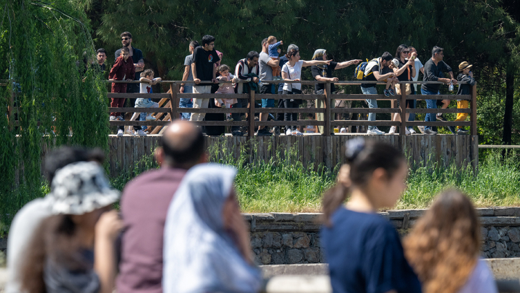 İzmir Yaşam Tabiat Parkı'na ziyaretçi akını
