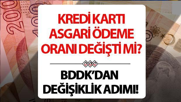 Kredi kartı asgari ödeme ücreti değişti mi, arttı mı? Limite göre BDDK adımını değiştirin!