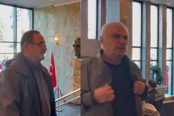 Ekrem İmamukoğlu’ya Destek … Tiyatro Topluluğu ve Aktör Saraçhane’nin IMM Binasına gitti