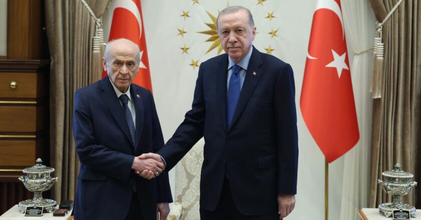 Cumhurbaşkanı Erdoğan, MHP lideri Bahçeli'yi kabul etti